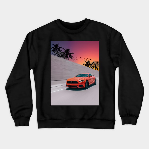 Ford Mustang Crewneck Sweatshirt by Shaheen01